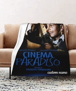 Nuovo Cinema Paradiso Quilt Blanket: Personalized Gift for Living Room and Sofa Blanket
