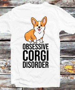 Obsessive Corgi Disorder Animal T-Shirt for Anime Lovers