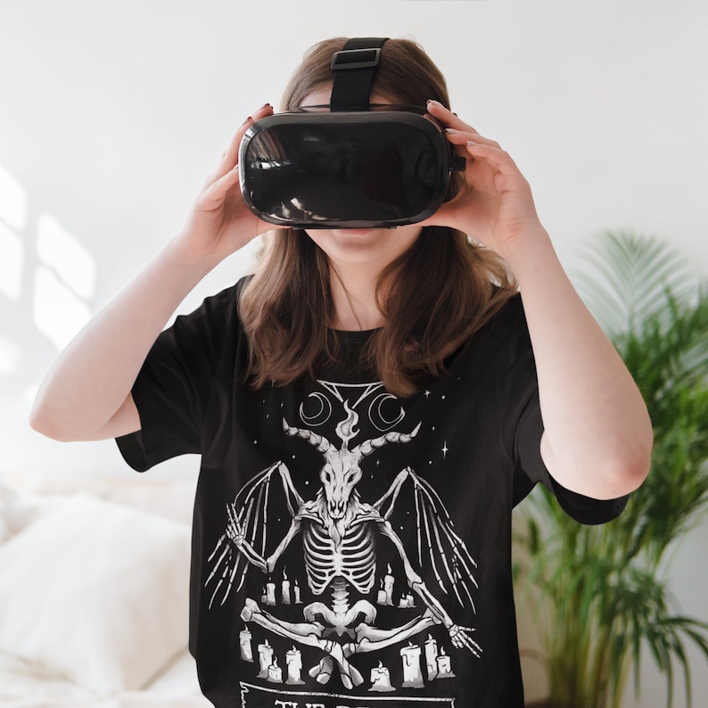 Occult Shirt with Baphomet Witchcraft Black Magic Ritual T-Shirt for Fans +1 - Image 4