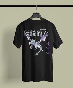 Old Amber Mon Original Art Japanese Anime Tee - Gift Idea for Fans with Back Print