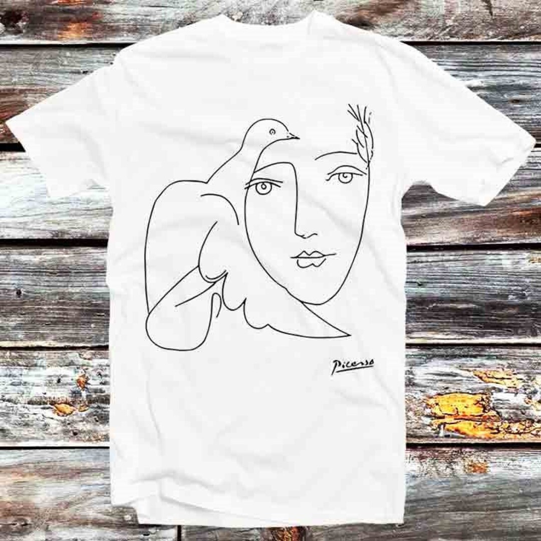 One Line Picasso Fearless Art Sweatshirt - Vintage Retro Anime Sweatshirt for Men and Women - Great Gift Idea