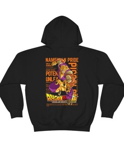 Orange Piccolo Hoodie - Dragon Ball Anime Sweater, Sweatshirt, and Gift for Anime Lovers Shirt for Him