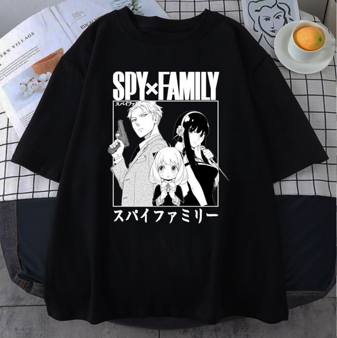 Otaku Ropa Clothing - Graphic Tee Manga Gift for Family - Spy Anime Shirt