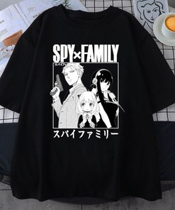 Otaku Ropa Clothing - Graphic Tee Manga Gift for Family - Spy Anime Shirt