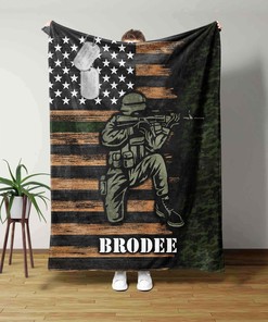 Patriotic US Military Soldier Quilt Bedding Set, Ideal for Army Lovers and Home Decoration