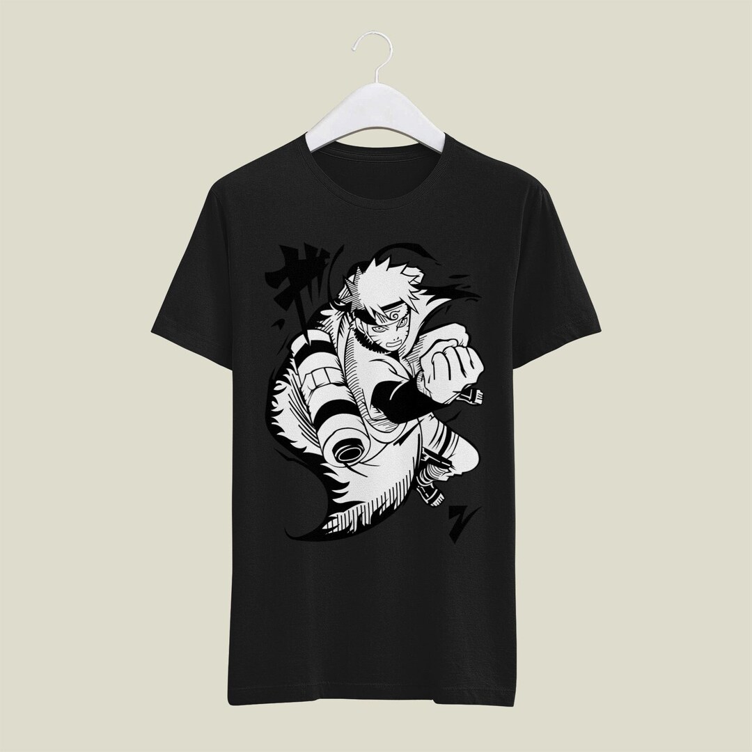 Perfect Gift Idea for Fans of Anime: Stylish Japanese Anime T-Shirt with Manga Art, Trendy Anime Clothing