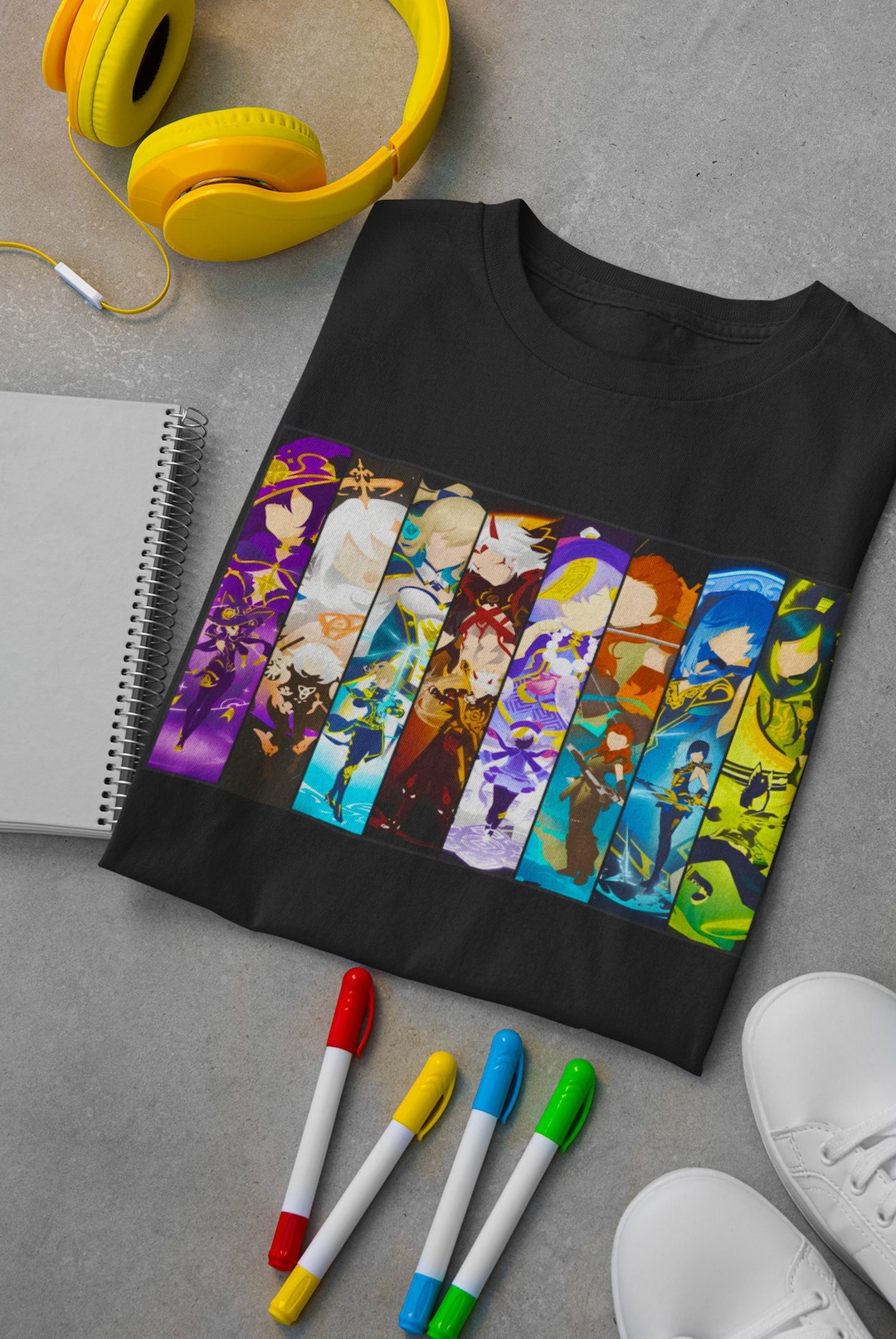 Perfect for Anime Fans - Impact Hero Montage Unisex Shirt
