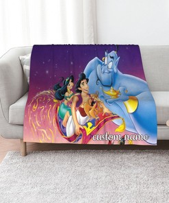 Personalized Aladdin Quilt Blanket - Ideal for Home Decoration and Sofa Blanket