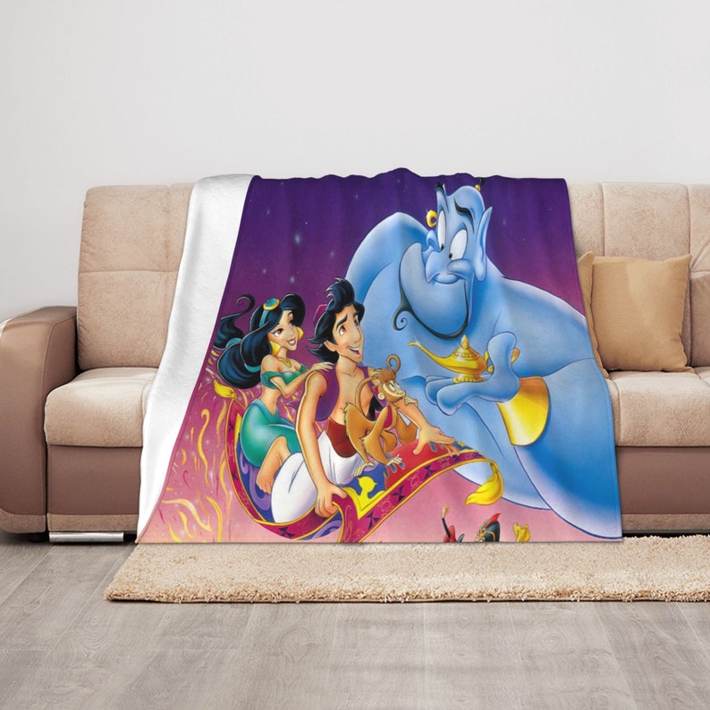 Personalized Aladdin Quilt Blanket - Ideal for Home Decoration and Sofa Blanket - Image 3
