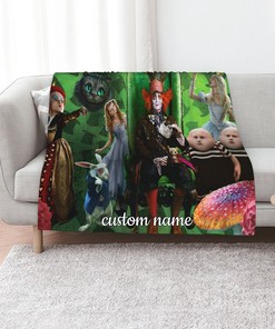 Personalized Alice In Wonderland Quilt Bedding Set Blanket - Ideal for Home Decoration