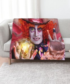 Personalized Alice In Wonderland Quilt Blanket - Suitable for Home Decoration and Sofa Blanket