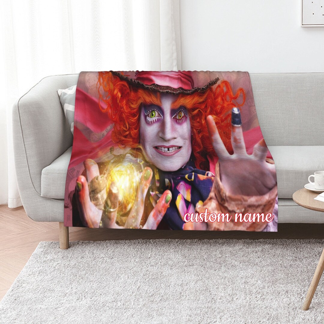 Personalized Alice In Wonderland Quilt Blanket - Suitable for Home Decoration and Sofa Blanket