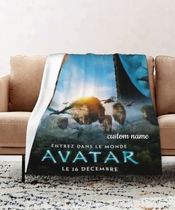 Personalized Avatar Quilt Blanket Set - Great Gifts for Family