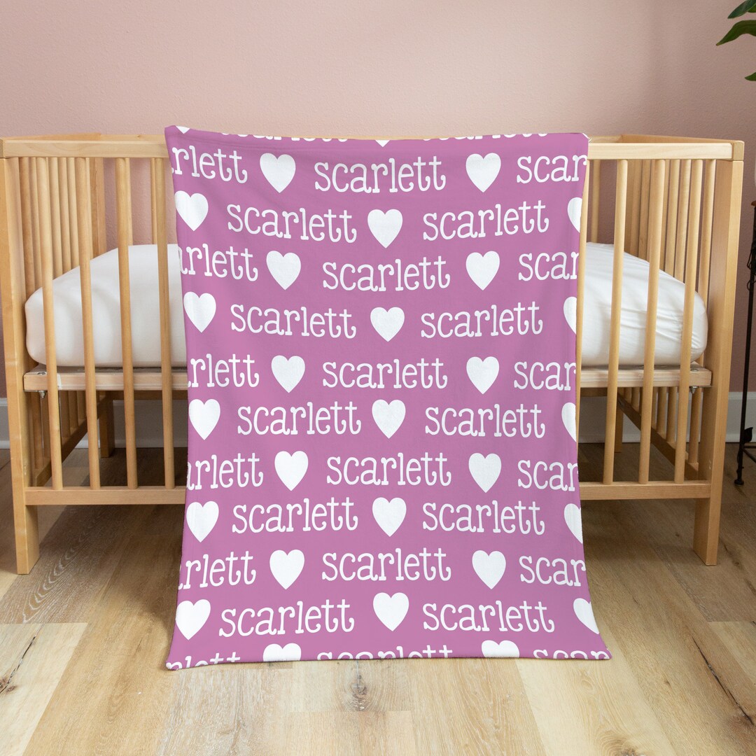 Personalized Baby Blanket Bedding Set - Perfect for Bedroom Decor