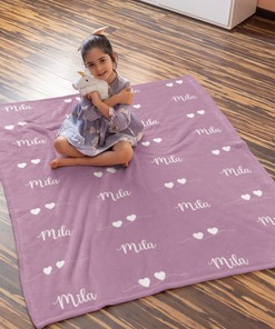 Personalized Baby Girl Quilt Bedding Set, Perfect Gift for Newborn's Bedroom Decor
