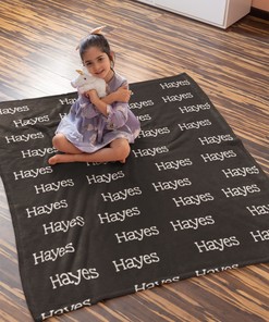Personalized Baby Name Bedding Set Blanket - Home Decoration