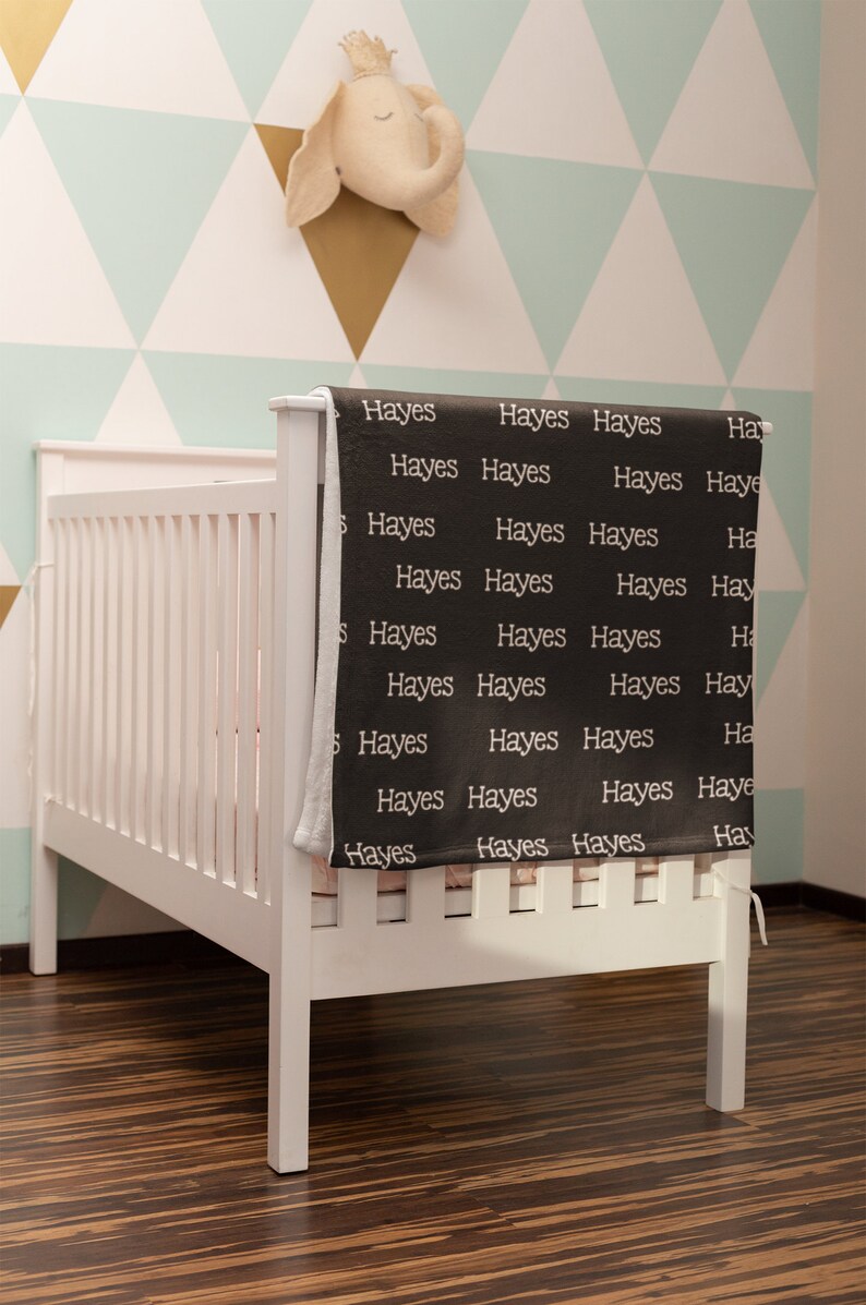 Personalized Baby Name Bedding Set Blanket - Home Decoration - Image 2