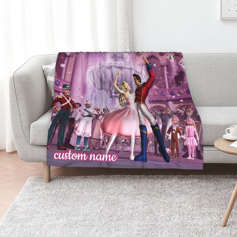 Personalized Barbie Quilt Blanket - Great for Home Decoration and Picnic - Image 2