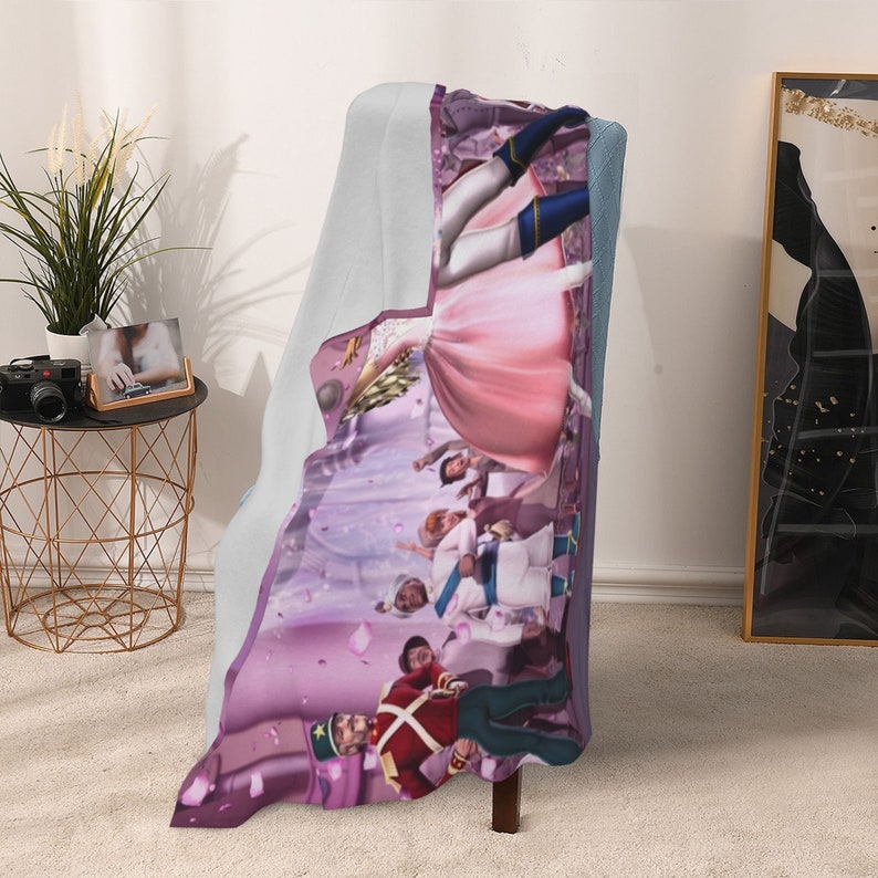 Personalized Barbie Quilt Blanket - Great for Home Decoration and Picnic - Image 3