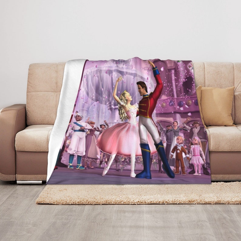 Personalized Barbie Quilt Blanket - Great for Home Decoration and Picnic - Image 4
