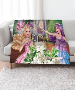 Personalized Barbie Quilt Blanket - Suitable for Home Decoration and Picnic