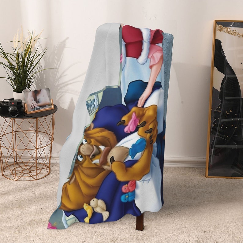 Personalized Beauty and the Beast Quilt Blanket Set - Great Gifts for Family - Image 4