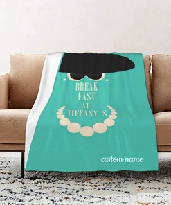 Personalized Breakfast at Tiffany's Bedding Set Blanket - Ideal Home Decoration