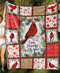 Personalized Cardinal Memorial Quilt Blanket - Suitable for Picnic