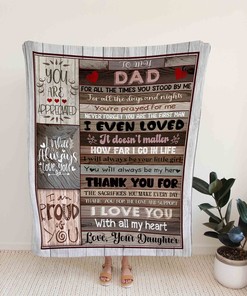 Personalized Daddy's Quilt Blanket For Christmas - Sofa Blanket