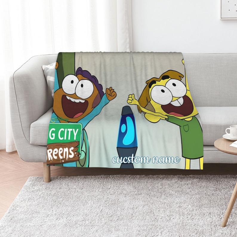 Personalized Disney Big Green Quilt Blanket - Ideal for Home Decoration and Sofa Blanket - Image 2