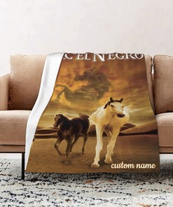 Personalized Disney Black Stallion Quilt Blanket - Perfect for Bedroom Decor