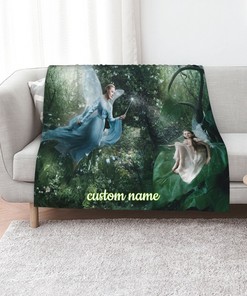 Personalized Disney Dream Portraits Quilt Blanket for Home Decoration and Gift - Great Gifts for Family