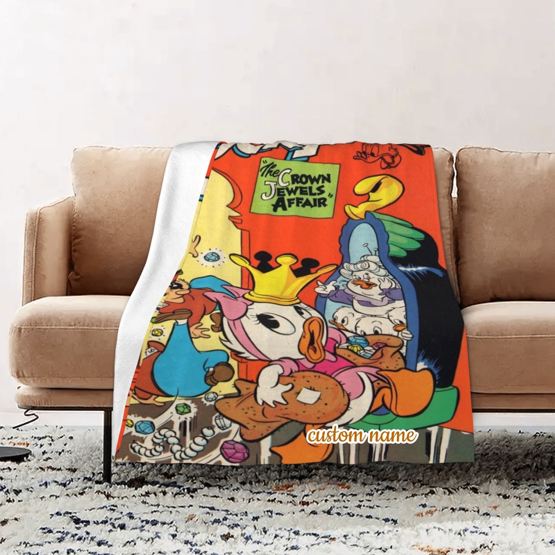 Personalized Disney Ducktales Quilt Bedding Set Blanket - Ideal for Home Decoration