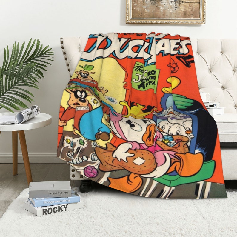 Personalized Disney Ducktales Quilt Bedding Set Blanket - Ideal for Home Decoration - Image 3