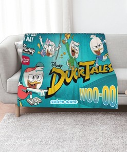 Personalized Disney Ducktales Quilt Blanket - Suitable for Home Decoration and Picnic