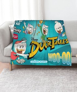 Personalized Disney Ducktales Quilt Blanket - Suitable for Home Decoration and Picnic