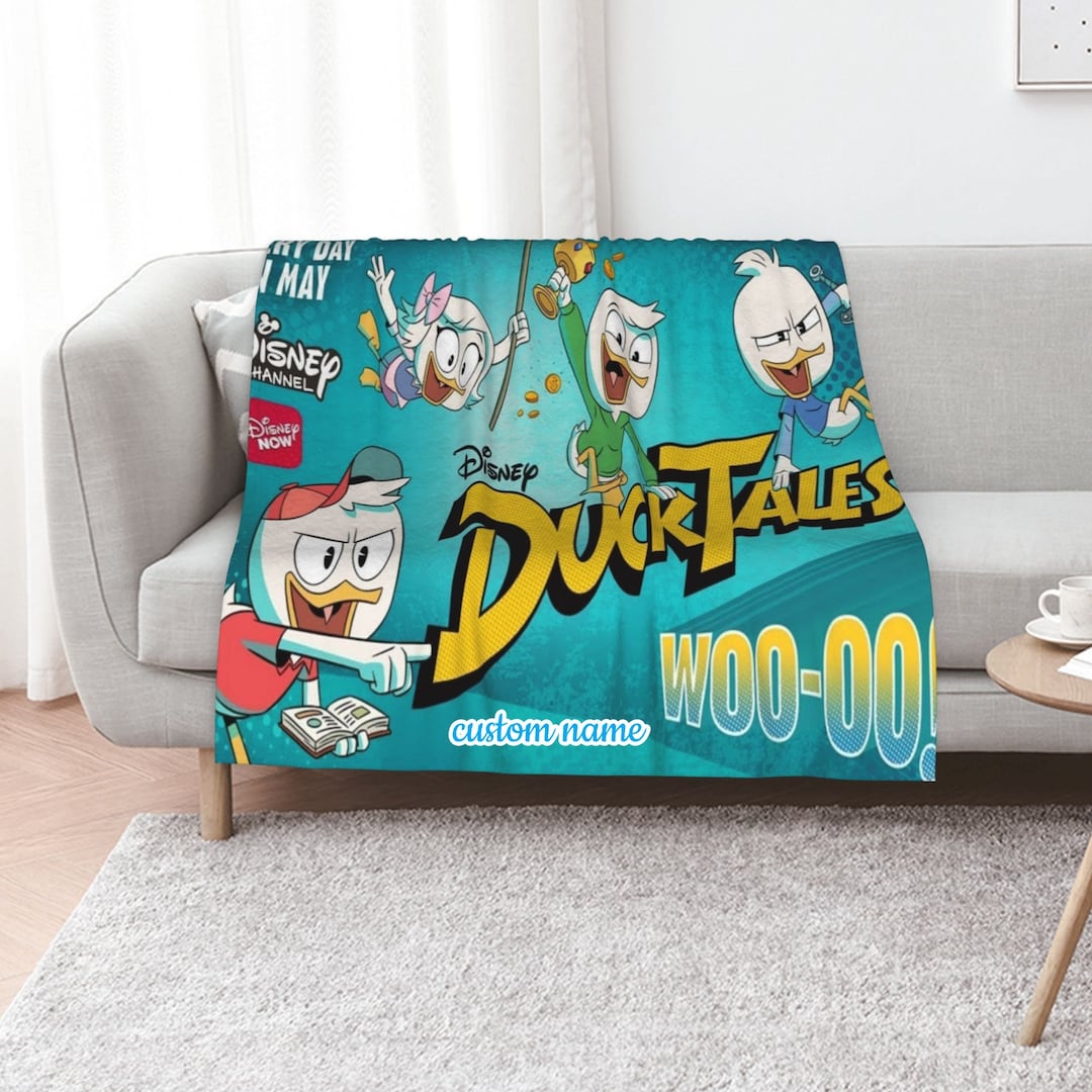 Personalized Disney Ducktales Quilt Blanket - Suitable for Home Decoration and Picnic