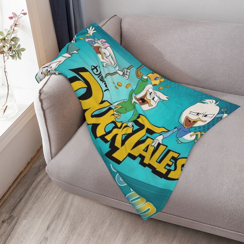 Personalized Disney Ducktales Quilt Blanket - Suitable for Home Decoration and Picnic - Image 4