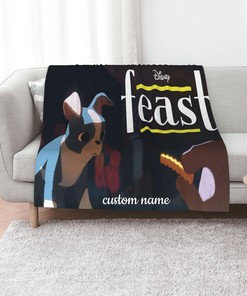 Personalized Disney Feast Quilt Blanket - Perfect for Bedroom Decor and Home Decoration