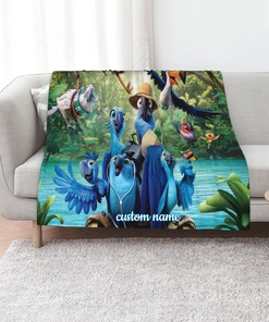 Personalized Disney For The Birds Quilt Blanket for Home Decor and Picnic - Great Gifts for Family