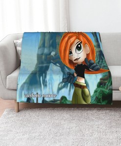 Personalized Disney Kim Possible Quilt Blanket for Home Decoration and Picnic
