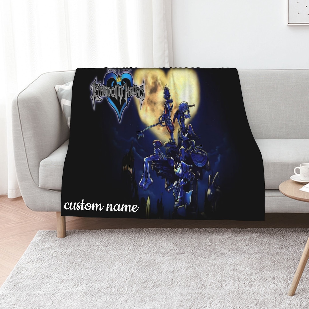 Personalized Disney Kingdom Hearts Quilt Bedding Set - Ideal for Home Decoration and Sofa Blanket