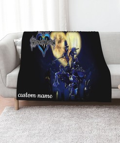 Personalized Disney Kingdom Hearts Quilt Bedding Set - Ideal for Home Decoration and Sofa Blanket