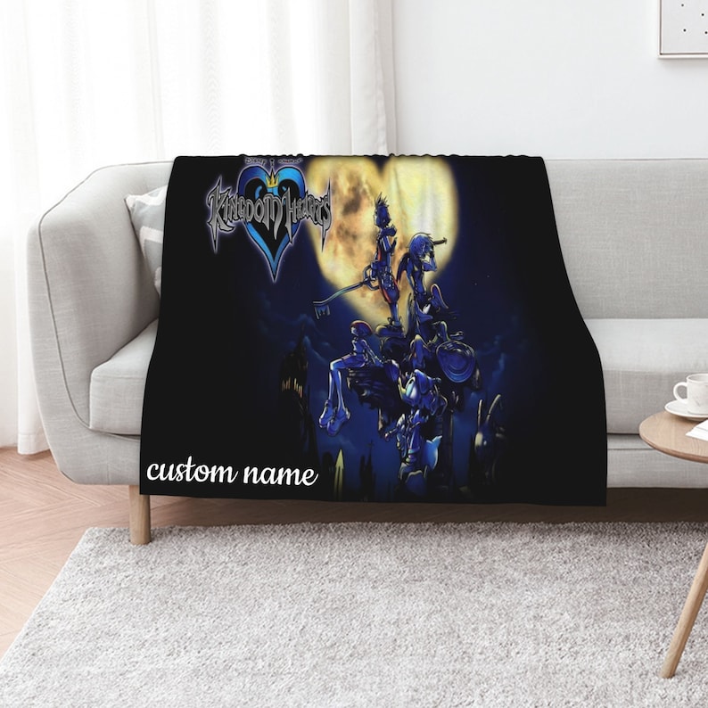 Personalized Disney Kingdom Hearts Quilt Bedding Set - Ideal for Home Decoration and Sofa Blanket - Image 2