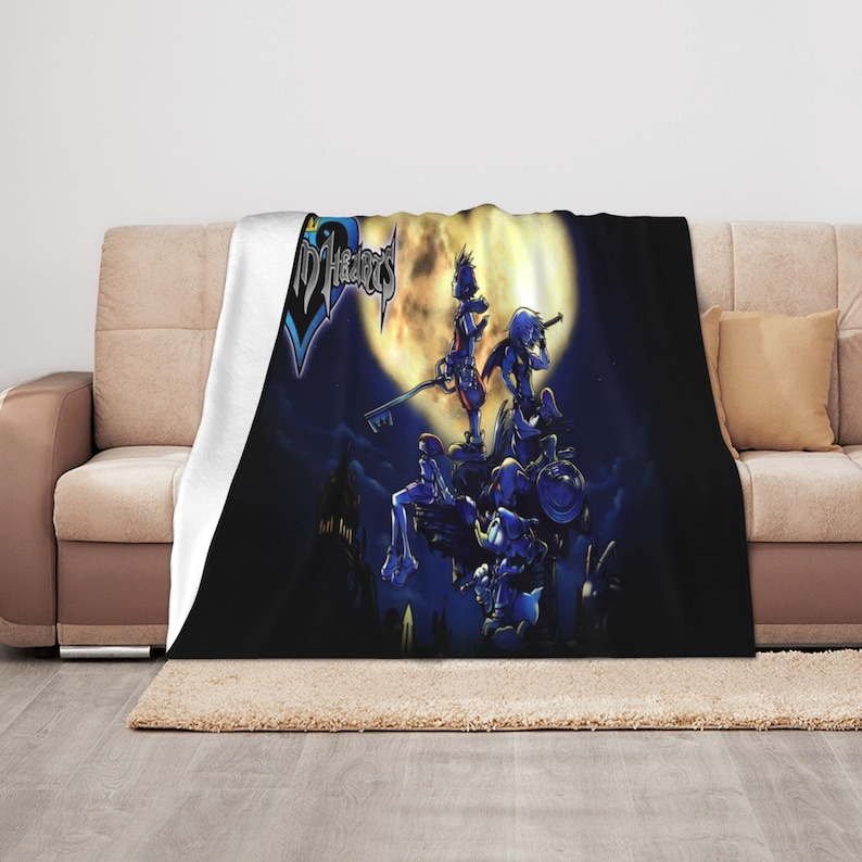 Personalized Disney Kingdom Hearts Quilt Bedding Set - Ideal for Home Decoration and Sofa Blanket - Image 3