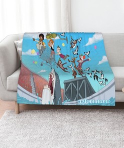 Personalized Disney Milo Murphy's Law Blanket Quilt Bedding Set for Home Decor - Suitable for Picnic