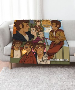 Personalized Disney Milo Murphy's Law Quilt Blanket for Home Decoration - Great Gifts for Family