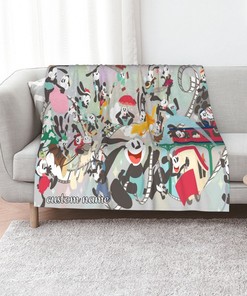 Personalized Disney Oswald The Lucky Rabbit Quilt Blanket - Ideal for Sofa Blanket and Home Decoration