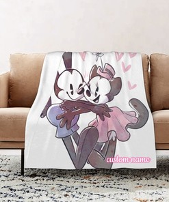 Personalized Disney Oswald The Lucky Rabbit Quilt Blanket for Home Decoration and Sofa