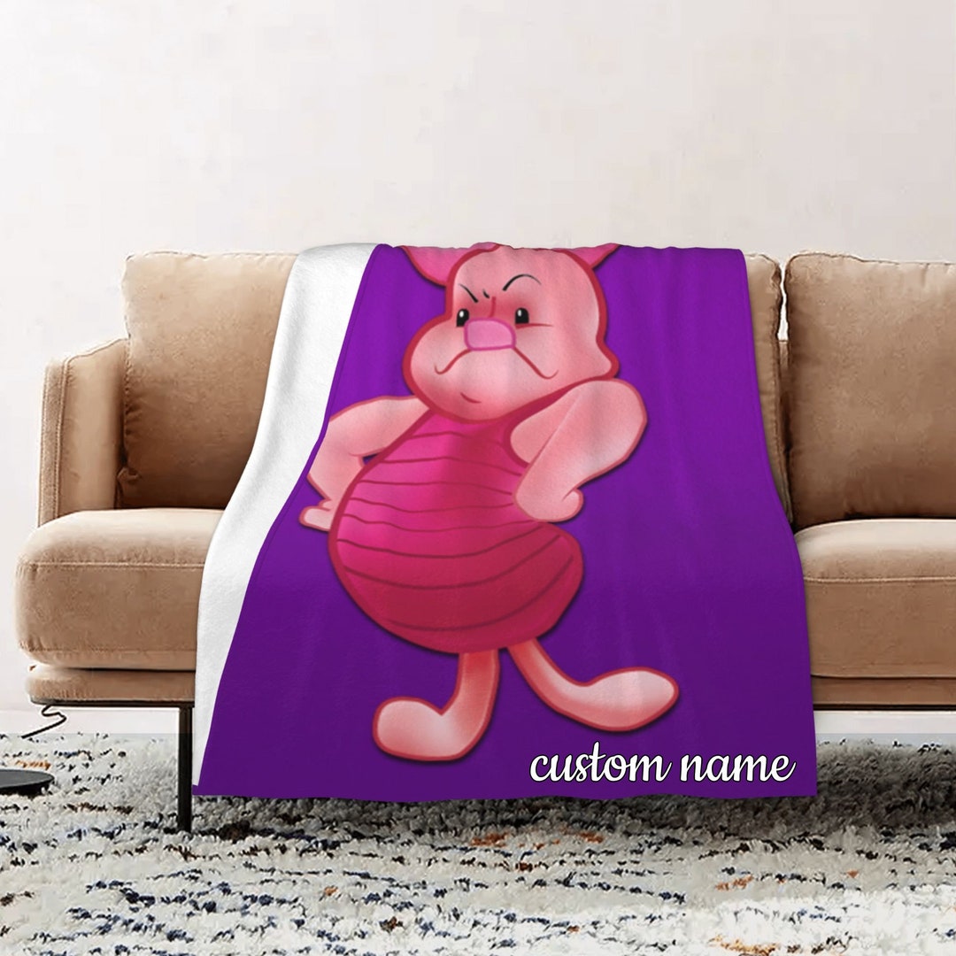 Personalized Disney Piglet Quilt Blanket - Great Gifts for Family and Home Decoration